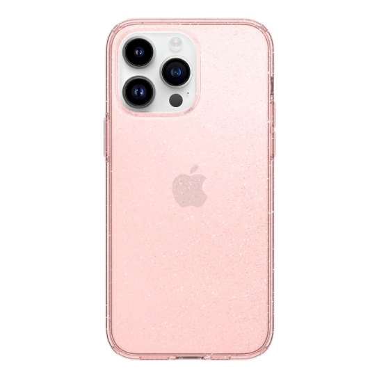 Чехол Spigen Liquid Crystal Glitter Case for iPhone 14 Pro Rose Quartz - цена, характеристики, отзывы, рассрочка, фото 1