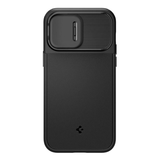 Чехол Spigen Optik Armor MagFit Case for iPhone 14 Pro Black - цена, характеристики, отзывы, рассрочка, фото 1