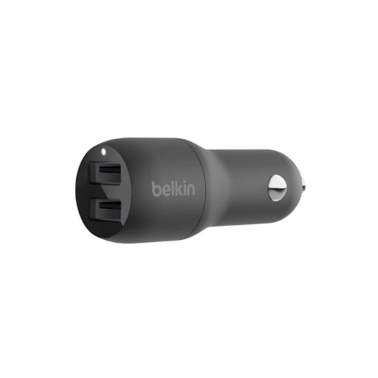 Автомобільний зарядний пристрій Belkin Dual USB-A Car Charger 24W - цена, характеристики, отзывы, рассрочка, фото 1