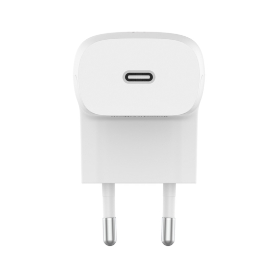 Сетевое зарядное устройство Belkin Home Charger USB-C 20W White - цена, характеристики, отзывы, рассрочка, фото 1