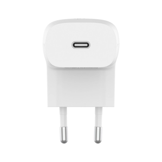 Сетевое зарядное устройство Belkin Home Charger USB-C Power Delivery 20W White