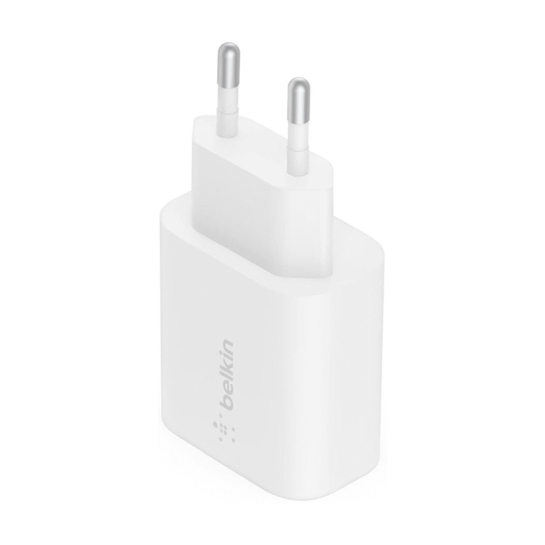 Мережевий зарядний пристрій Belkin Home Charger USB-C 25W White - ціна, характеристики, відгуки, розстрочка, фото 2