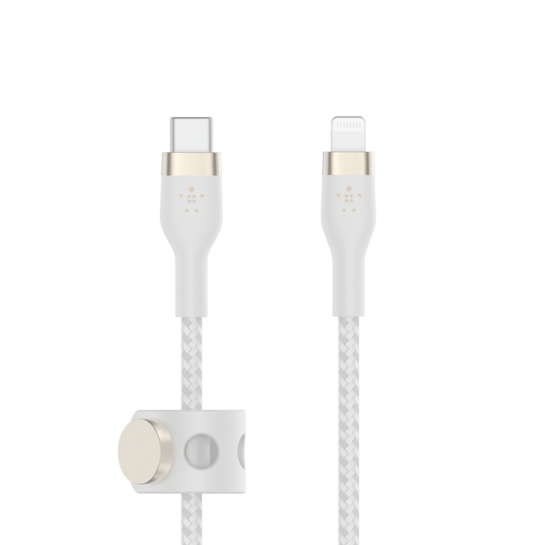 Кабель Belkin USB-C - Lightning (1 m) White - ціна, характеристики, відгуки, розстрочка, фото 1