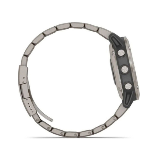 Спортивний годинник Garmin Quatix 6 Titanium Grey with Titanium Band - ціна, характеристики, відгуки, розстрочка, фото 6