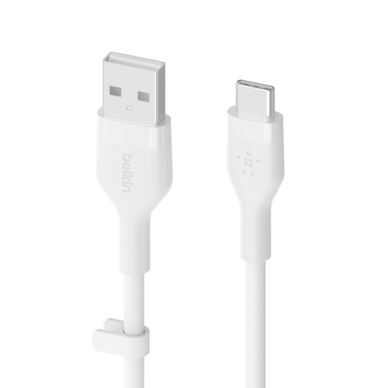 Кабель Belkin USB-A - USB-C (2 m) White - ціна, характеристики, відгуки, розстрочка, фото 1