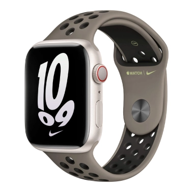 Ремешок Apple Nike Sport Band for Apple Watch 42mm/44mm/45mm/49mm Olive Grey/Black - цена, характеристики, отзывы, рассрочка, фото 1