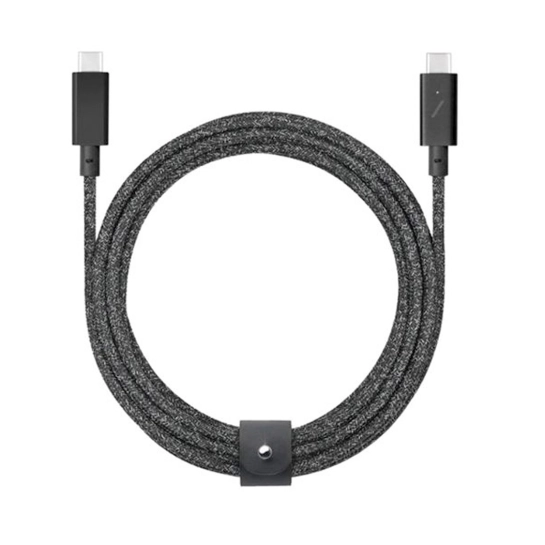 Кабель Native Union Belt Cable USB-C to USB-C Pro 240W Cosmos Black (2.4 m)