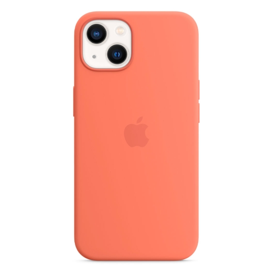 Чехол Apple Silicone Case with MagSafe for iPhone 13 Nectarine - цена, характеристики, отзывы, рассрочка, фото 1