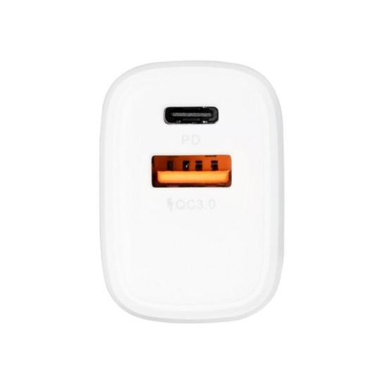 Мережевий зарядний пристрій Gelius X-Duo Pro USB to Type-C PD20W White - ціна, характеристики, відгуки, розстрочка, фото 2