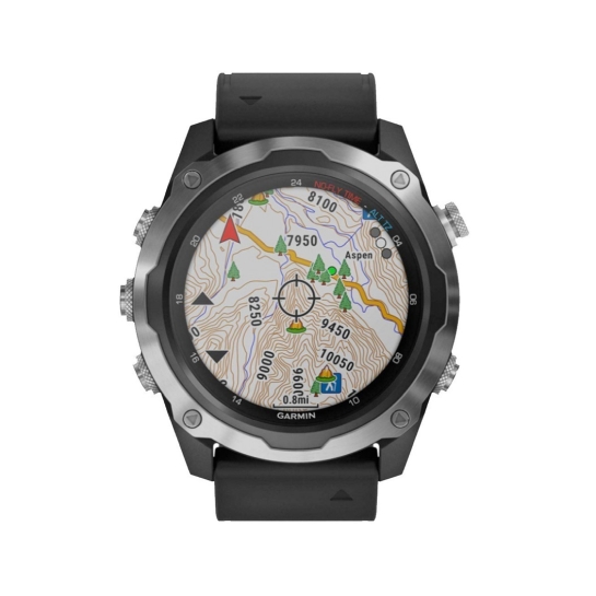 Спортивные часы Garmin Descent Mk2 Stainless Steel with Black Band - цена, характеристики, отзывы, рассрочка, фото 3
