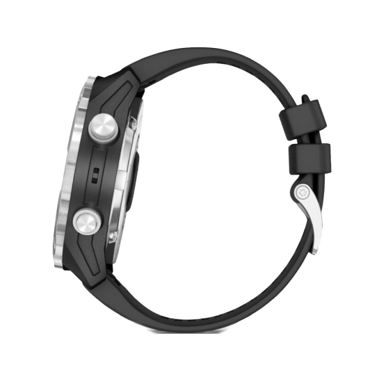 Спортивний годинник Garmin Descent Mk2 Stainless Steel with Black Band - ціна, характеристики, відгуки, розстрочка, фото 5