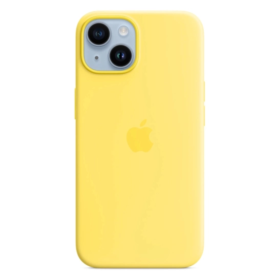 Чехол Apple Silicone Case with MagSafe for iPhone 14 Canary Yellow