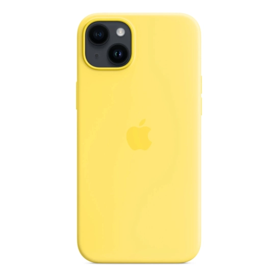 Чехол Apple Silicone Case with MagSafe for iPhone 14 Plus Canary Yellow