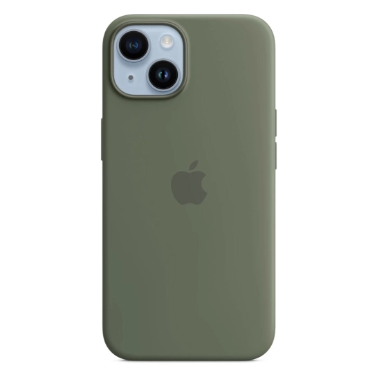 Чехол Apple Silicone Case with MagSafe for iPhone 14 Olive