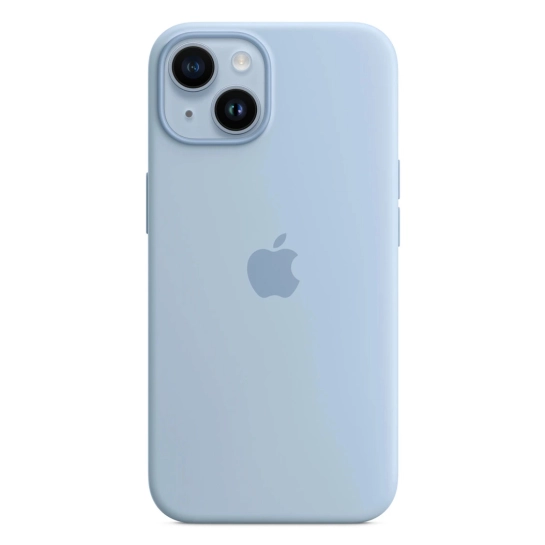 Чехол Apple Silicone Case with MagSafe for iPhone 14 Sky