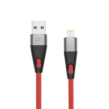 Кабель Xiaomi ZMI Lightning to USB 1m Black/Red - цена, характеристики, отзывы, рассрочка, фото 1