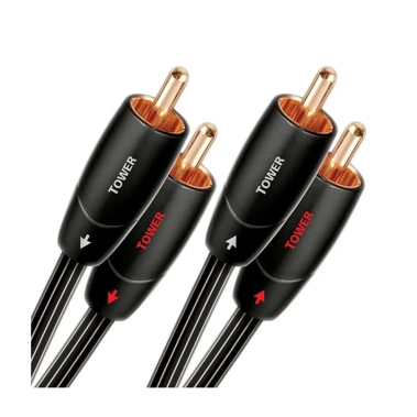Кабель акустичний з конекторами AudioQuest TOWER RCA>RCA 1m - цена, характеристики, отзывы, рассрочка, фото 1