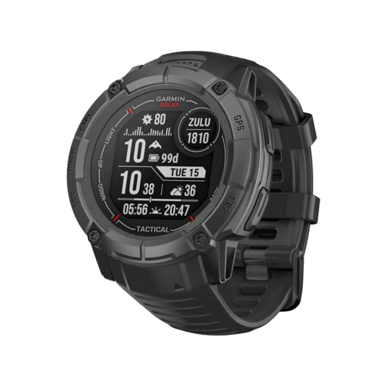 Спортивний годинник Garmin Instinct 2X Solar Tactical Edition Black - ціна, характеристики, відгуки, розстрочка, фото 1