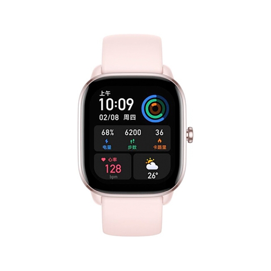 Смарт-годинник Amazfit GTS 4 Mini Flamingo Pink - ціна, характеристики, відгуки, розстрочка, фото 1