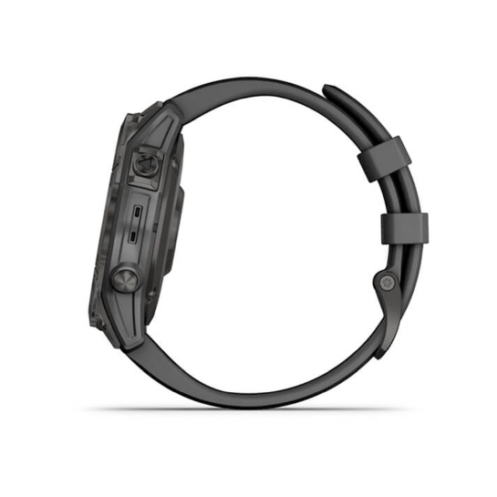 Спортивные часы Garmin Fenix 7 Sapphire Solar Carbon Gray DLC Titanium with Black Band - цена, характеристики, отзывы, рассрочка, фото 6