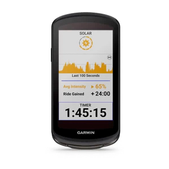Велокомпьютер Garmin Edge 1040 Solar