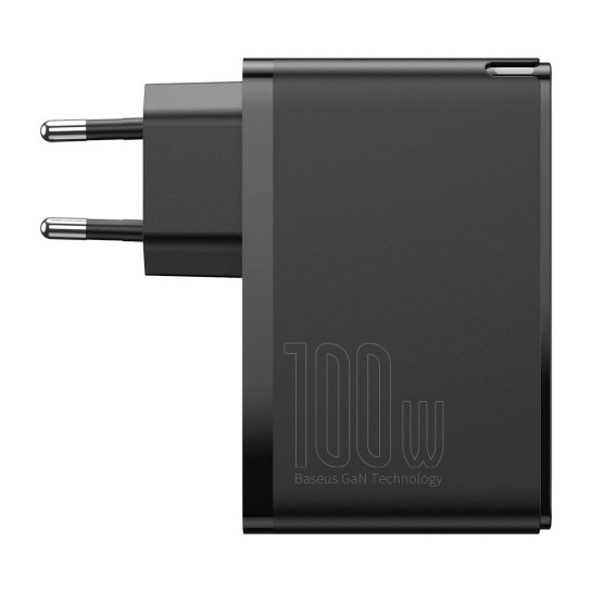 Сетевое зарядное устройство Baseus GaN2 Pro Quick Charger 100W 2xUSB-A/2xUSB-C Black - цена, характеристики, отзывы, рассрочка, фото 2
