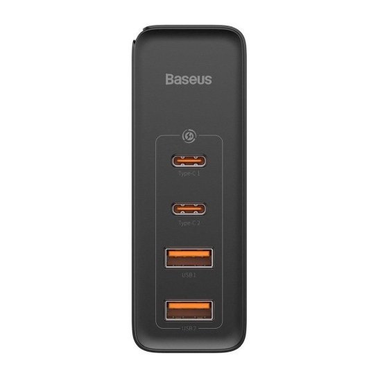 Мережевий зарядний пристрій Baseus GaN2 Pro Quick Charger 100W 2xUSB-A/2xUSB-C Black - ціна, характеристики, відгуки, розстрочка, фото 3