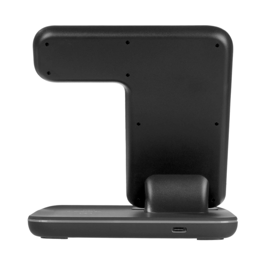 Бездротовий зарядний пристрій Gelius Pro 3 in 1 Fast Wireless Charger Black - ціна, характеристики, відгуки, розстрочка, фото 5