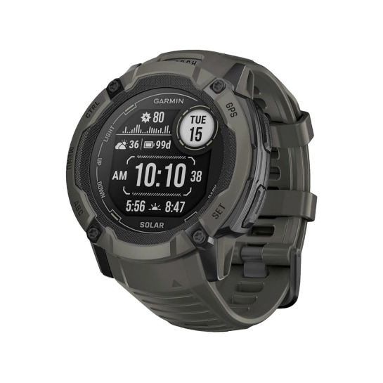 Спортивний годинник Garmin Instinct 2X Solar Moss