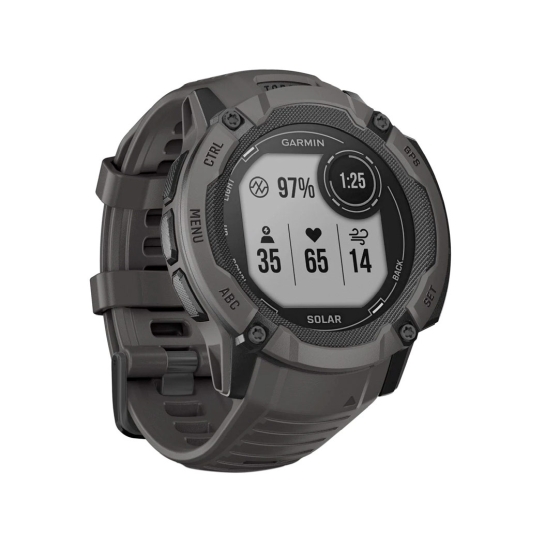 Спортивний годинник Garmin Instinct 2X Solar Graphite - ціна, характеристики, відгуки, розстрочка, фото 2