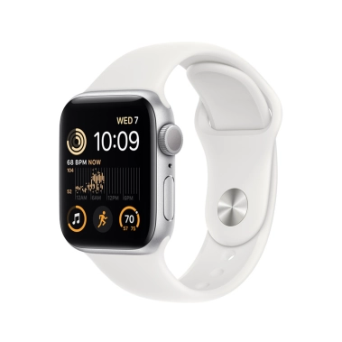 Б/У Смарт-годинник Apple Watch SE 2 40mm Silver Aluminum Case with White Sport Band (Відмінний) - цена, характеристики, отзывы, рассрочка, фото 1