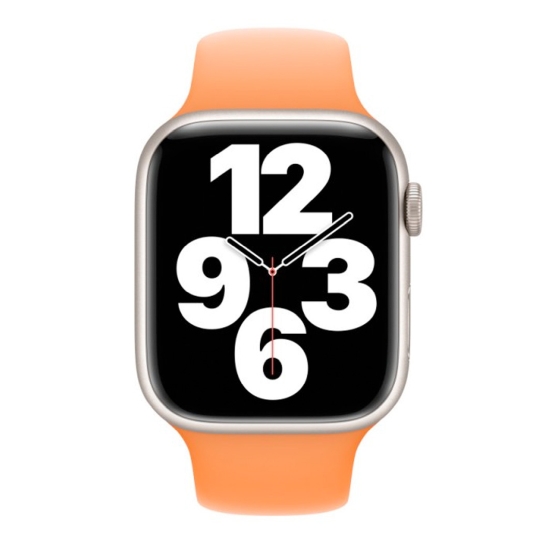 Ремінець Apple Sport Band for Apple Watch 42mm/44mm/45mm/49mm Bright Orange - ціна, характеристики, відгуки, розстрочка, фото 2