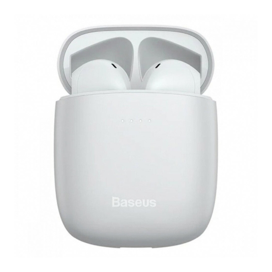 Бездротові навушники Baseus Encok True Wireless Earphones W04 White - ціна, характеристики, відгуки, розстрочка, фото 1