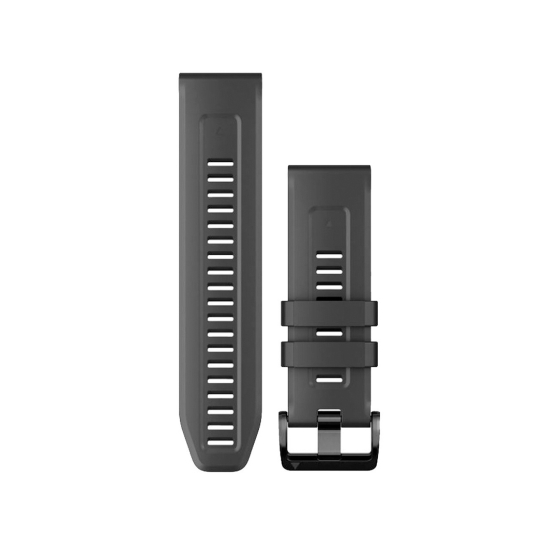 Ремінець Garmin QuickFit 26 Watch Bands Black Silicone - ціна, характеристики, відгуки, розстрочка, фото 1