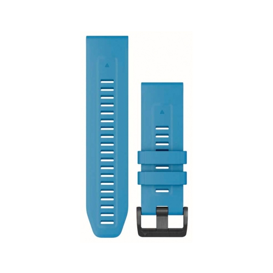 Ремінець Garmin QuickFit 26 Watch Bands Cirrus Blue Silicone - ціна, характеристики, відгуки, розстрочка, фото 1