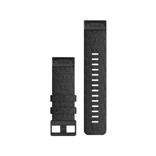 Ремінець Garmin QuickFit 26 Watch Bands Heathered Black Nylon - ціна, характеристики, відгуки, розстрочка, фото 2