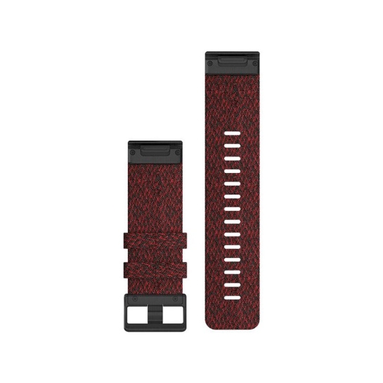 Ремінець Garmin QuickFit 26 Watch Bands Heathered Red Nylon - ціна, характеристики, відгуки, розстрочка, фото 2