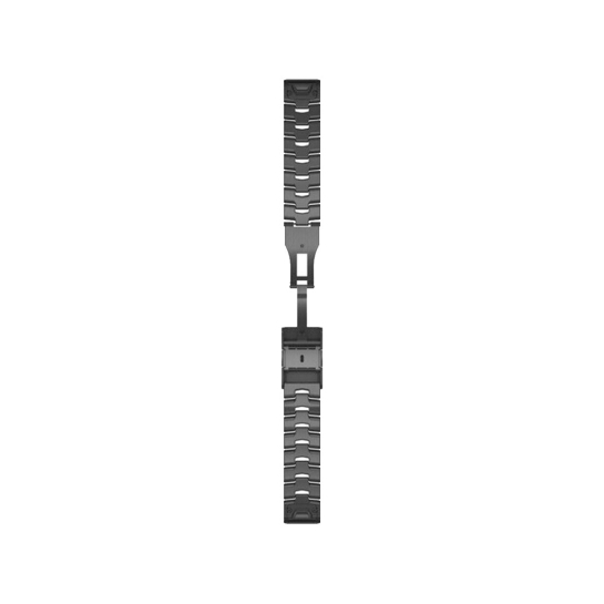 Ремешок Garmin QuickFit 26 Watch Bands Vented Titanium Bracelet with Carbon Grey DLC Coating (010-12863-09) - цена, характеристики, отзывы, рассрочка, фото 2