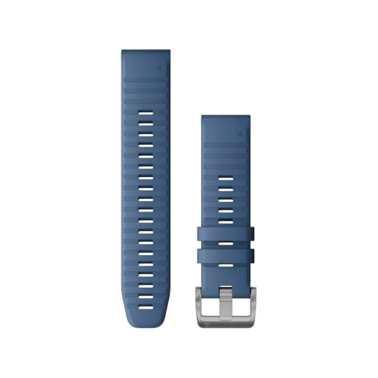 Ремінець Garmin QuickFit 22 Watch Bands Captain Blue Silicone - ціна, характеристики, відгуки, розстрочка, фото 1