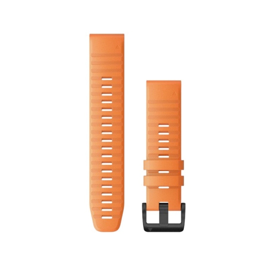 Ремінець Garmin QuickFit 22 Watch Bands Ember Orange Silicone - ціна, характеристики, відгуки, розстрочка, фото 1