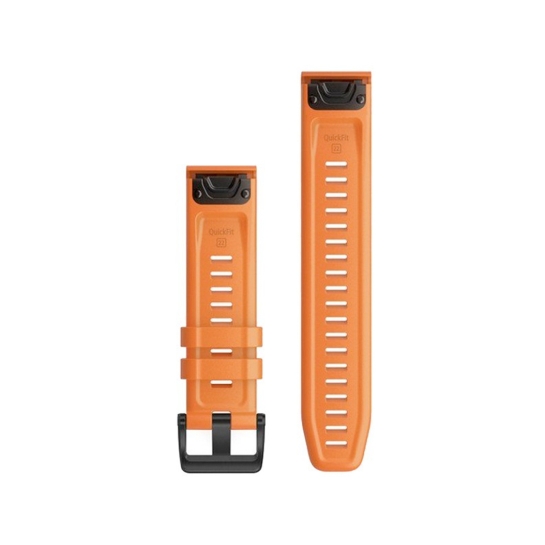 Ремешок Garmin QuickFit 22 Watch Bands Ember Orange Silicone - цена, характеристики, отзывы, рассрочка, фото 2