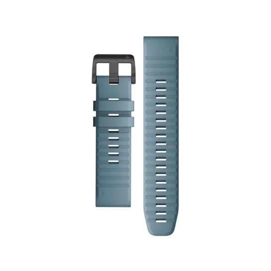 Ремінець Garmin QuickFit 22 Watch Bands Lakeside Blue Silicone - ціна, характеристики, відгуки, розстрочка, фото 1