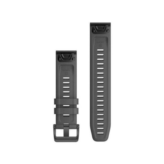 Ремешок Garmin QuickFit 22 Watch Bands Slate Grey Silicone with Black Hardware - цена, характеристики, отзывы, рассрочка, фото 2