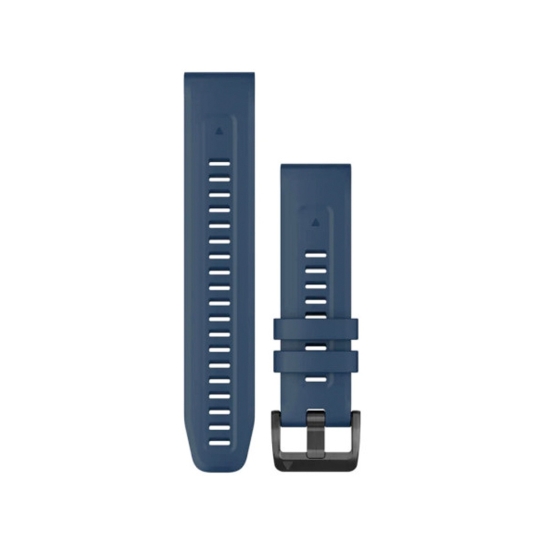 Ремешок Garmin QuickFit 22 Watch Bands Captain Blue with Black Stainless Steel Hardware - цена, характеристики, отзывы, рассрочка, фото 1