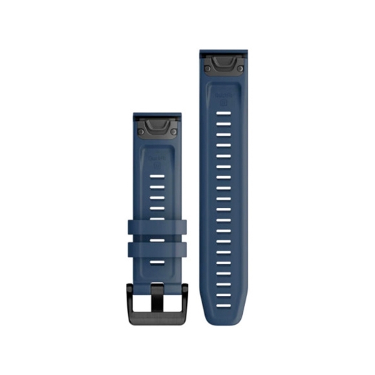 Ремешок Garmin QuickFit 22 Watch Bands Captain Blue with Black Stainless Steel Hardware - цена, характеристики, отзывы, рассрочка, фото 2