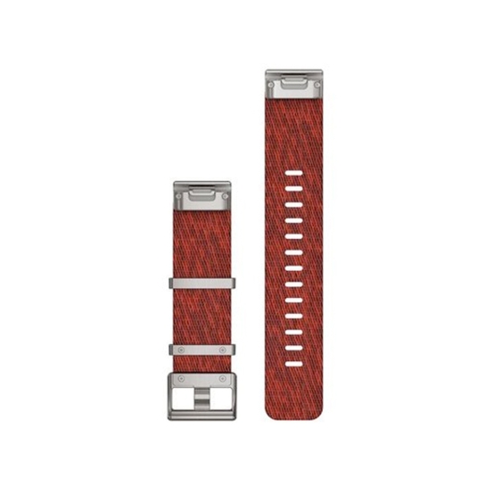 Ремешок Garmin QuickFit 22 Watch Bands Jacquard-weave Nylon Strap Red - цена, характеристики, отзывы, рассрочка, фото 2