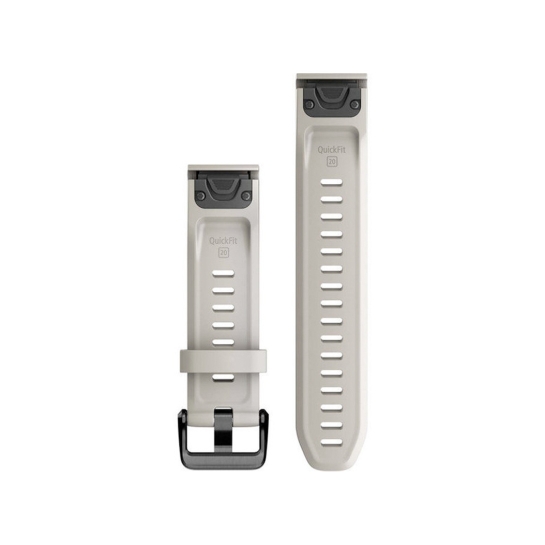 Ремінець Garmin QuickFit 20 Watch Bands Light Sand Silicone - ціна, характеристики, відгуки, розстрочка, фото 2