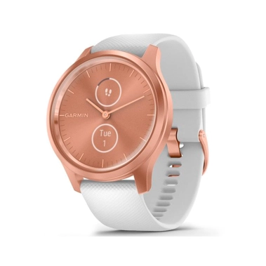 Спортивные часы Garmin Vivomove Style Rose Gold-White Silicone - цена, характеристики, отзывы, рассрочка, фото 1