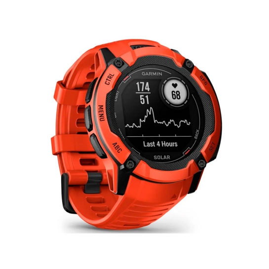 Спортивний годинник Garmin Instinct 2X Solar Flame Red - ціна, характеристики, відгуки, розстрочка, фото 2