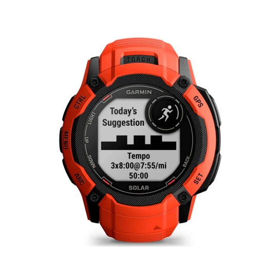 Спортивний годинник Garmin Instinct 2X Solar Flame Red - ціна, характеристики, відгуки, розстрочка, фото 5